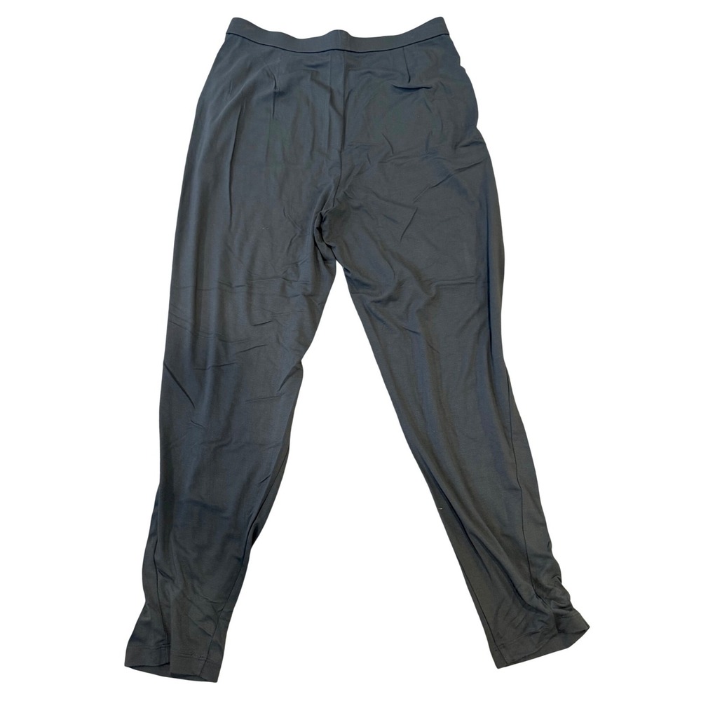 Eileen Fisher Womens Charcoal Grey Viscose Jersey Tapered Pants S21 Small‎ - Picture 9 of 9